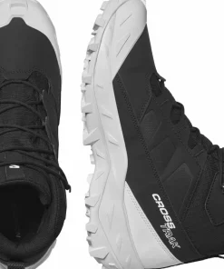 Salomon Men's Crosstrak Waterproof Black/Black/White