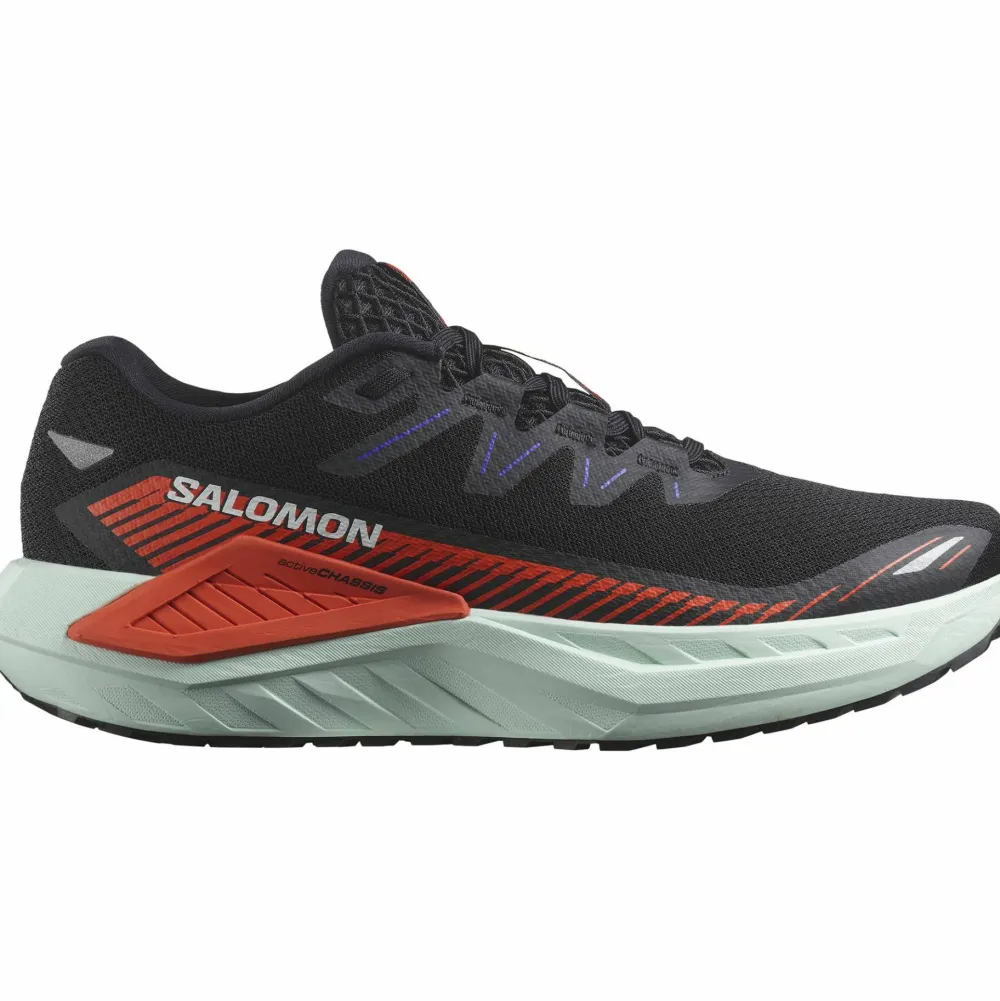Online Men's DRX Defy GRVL Black/Cherry Tomato/Bay Löparskor Herr