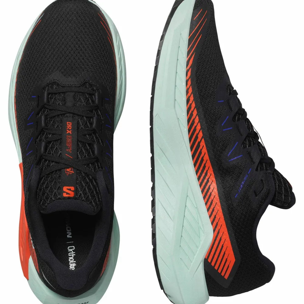Online Men's DRX Defy GRVL Black/Cherry Tomato/Bay Löparskor Herr