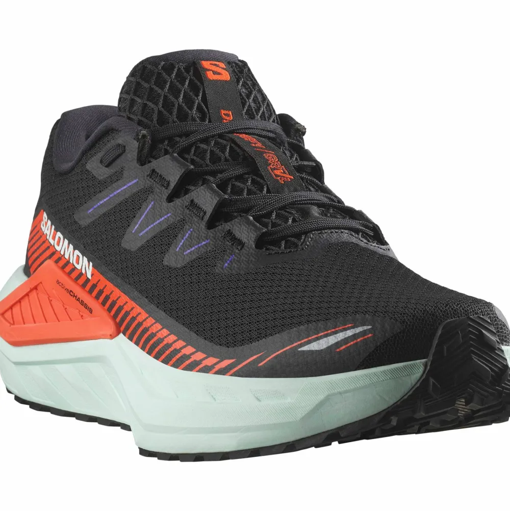 Online Men's DRX Defy GRVL Black/Cherry Tomato/Bay Löparskor Herr