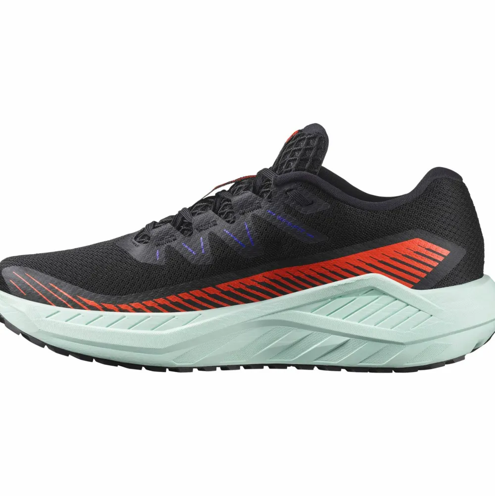 Online Men's DRX Defy GRVL Black/Cherry Tomato/Bay Löparskor Herr