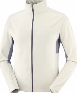 Salomon Men's GORE-TEX Soft Shell Jacket Whisper White New