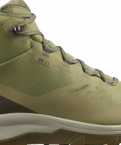 Salomon Men's Outsnap CSWP Aloe/Stone Gray/Coyote Brown Aloe / Stone Gray / Coyote Brown Discount