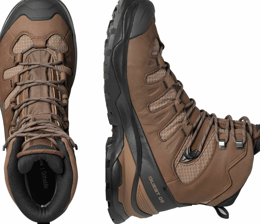 Salomon Men's Quest 5 GORE-TEX Dark Earth/Black/Dark Earth Outlet