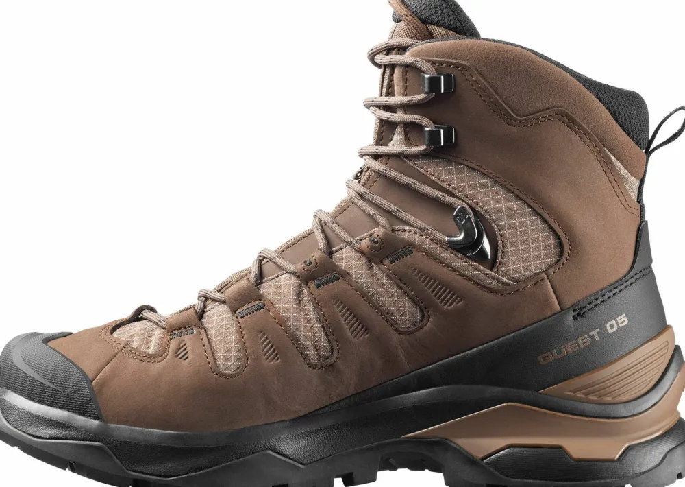 Salomon Men's Quest 5 GORE-TEX Dark Earth/Black/Dark Earth Outlet