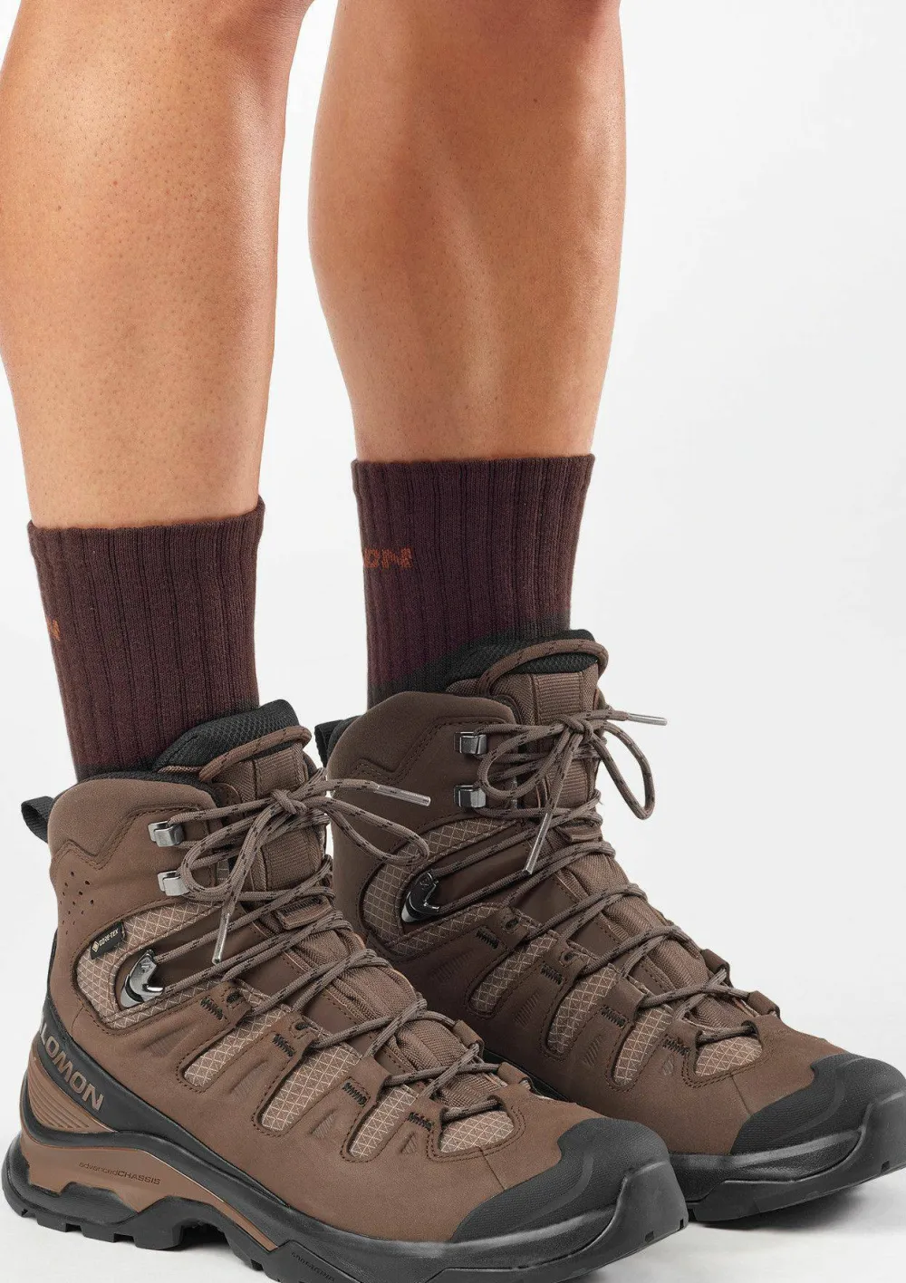 Salomon Men's Quest 5 GORE-TEX Dark Earth/Black/Dark Earth Outlet