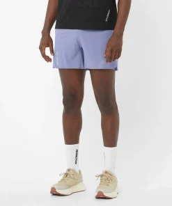 Salomon Men's Sense Aero 5'' Shorts Blue Granite