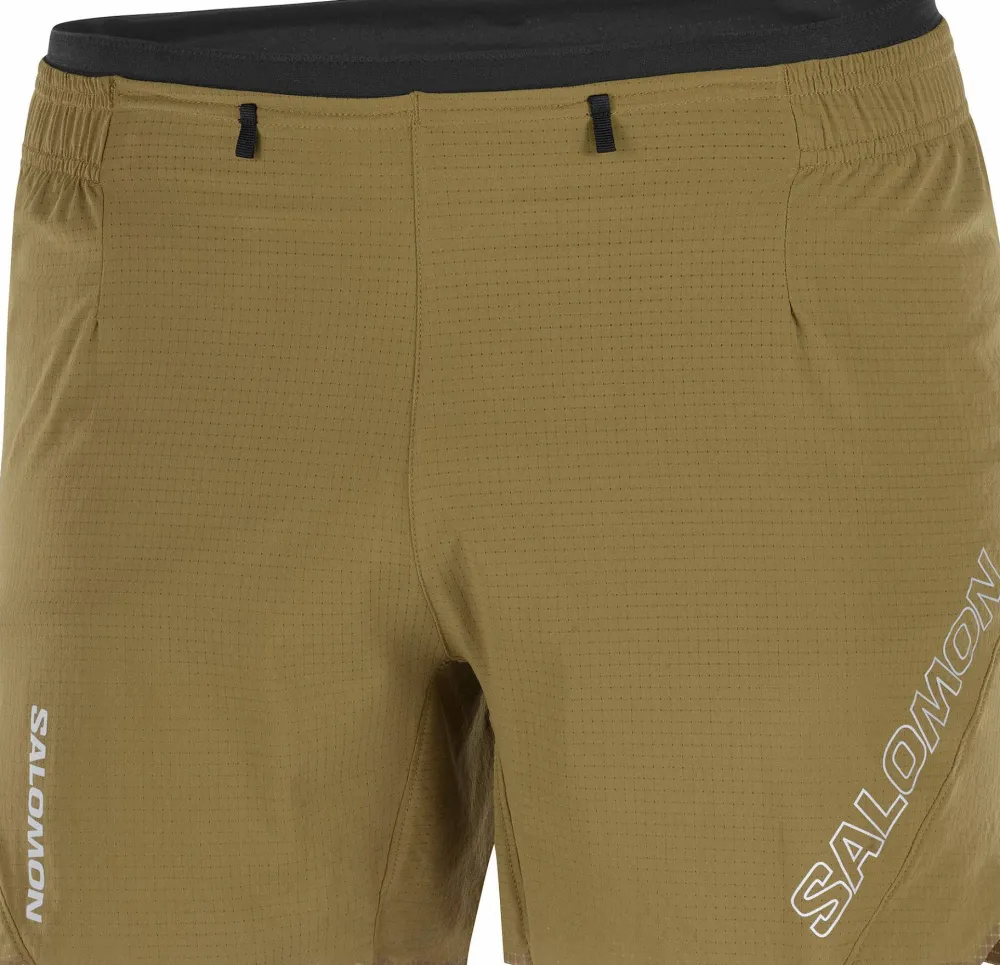 Salomon Men's Sense Aero 5'' Shorts Brilliant Olive