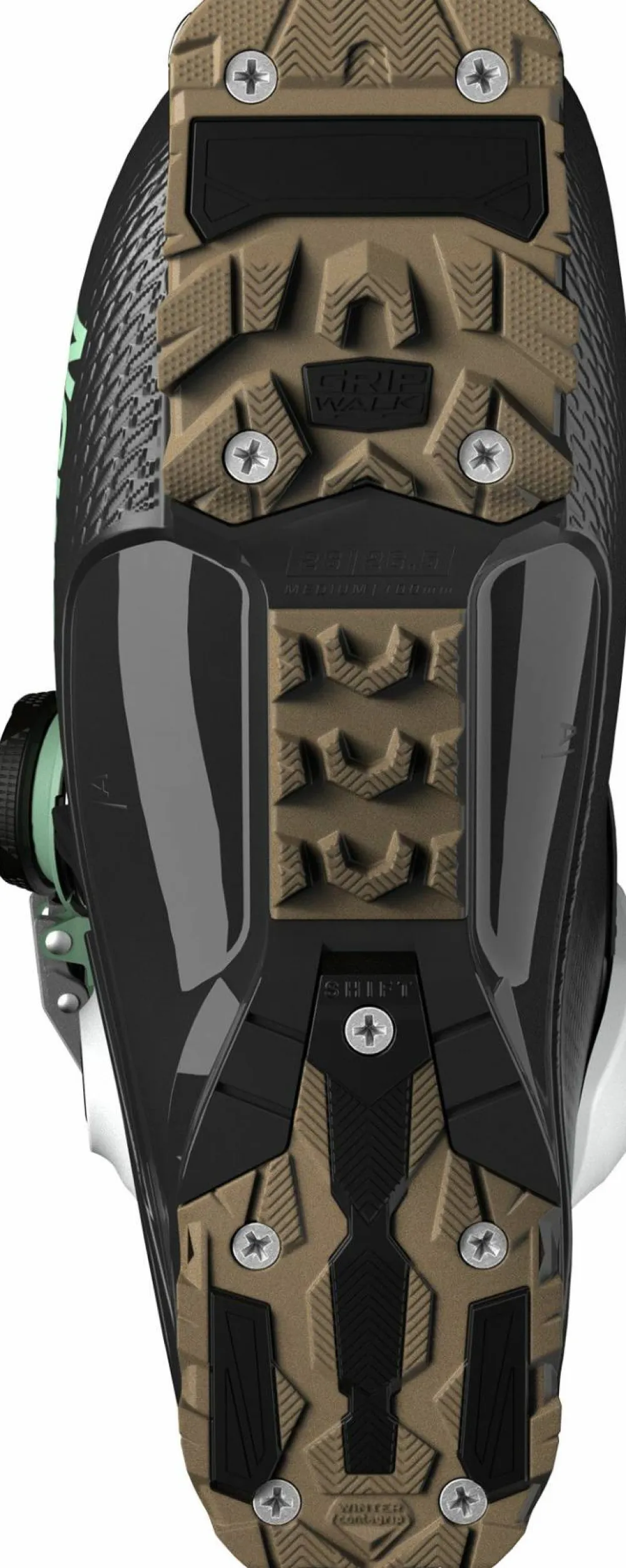 Salomon Men's Shift Supra BOA 120 GripWalk Black / Cool Gray 5 / Shale Green New