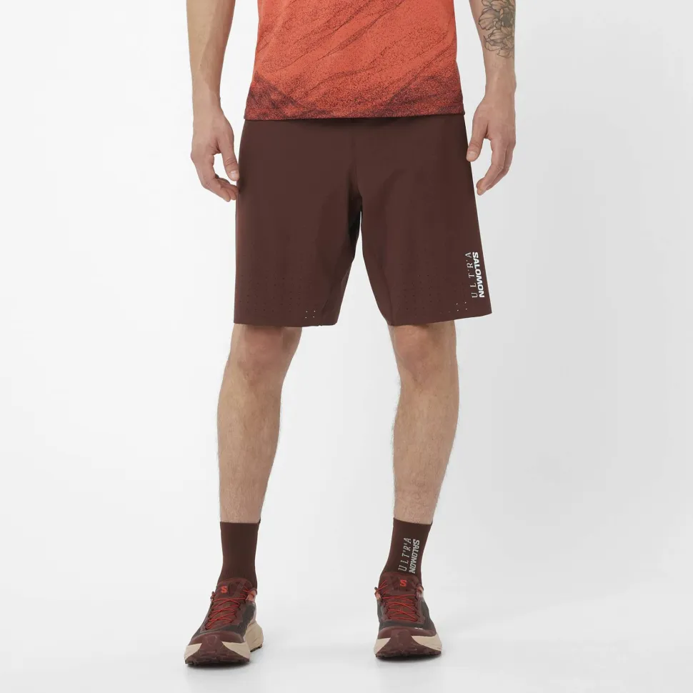 Salomon Men's S/Lab Salomon Ultra 2in1 Decadent Chocolate/Vanilla Ice