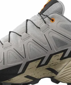 Discount Men's Speedcross 6 GORE-TEX Gull/White Pepper/Black Löpning|Gore-Tex