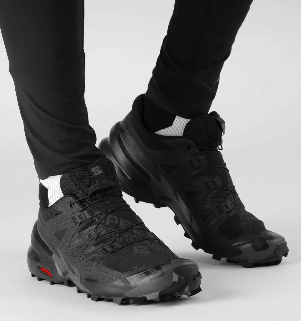 Salomon Men's Speedcross 6 Black/Black/Phantom Clearance