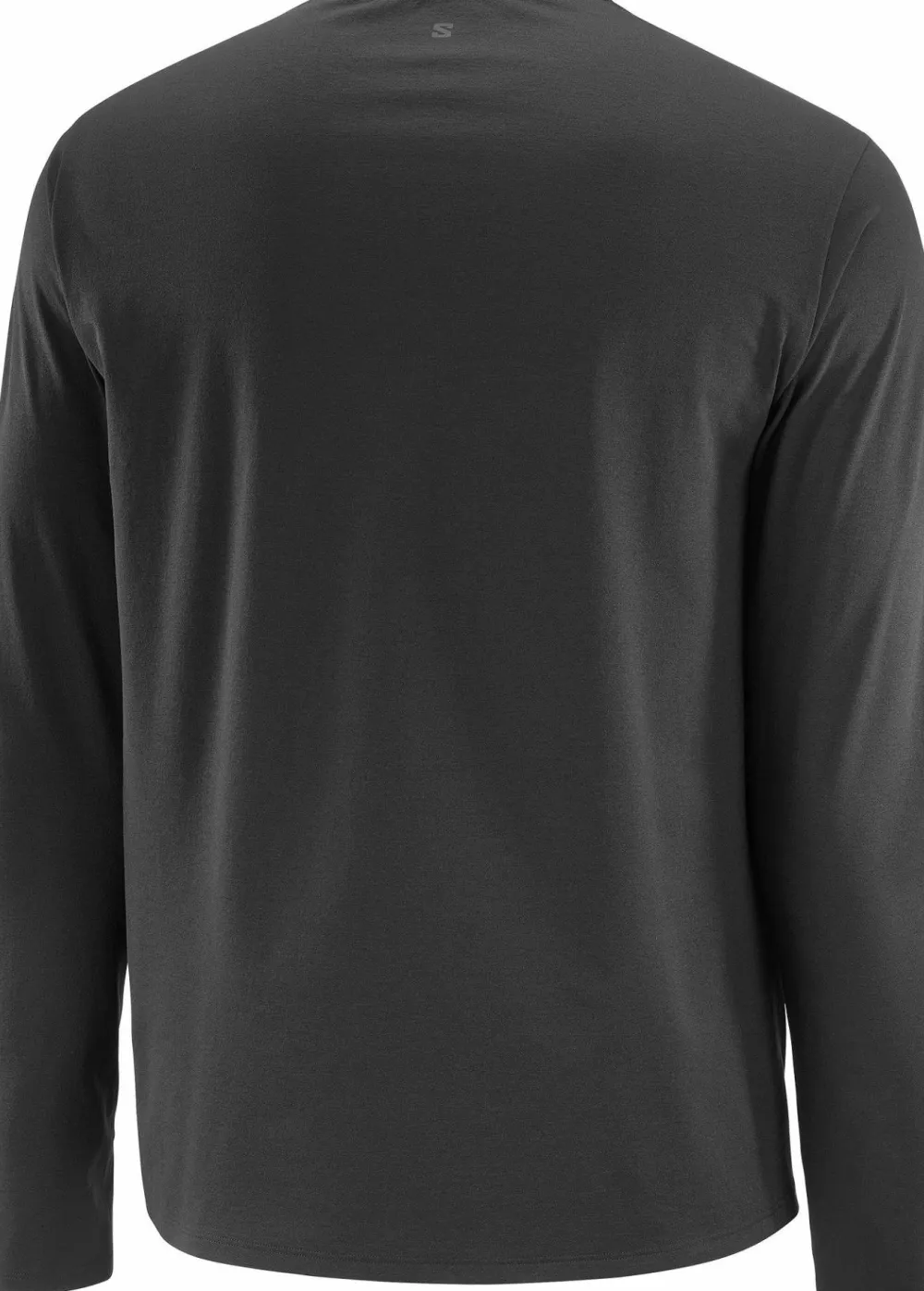 Salomon Men's Trackline Long Sleeve Tee Deep Black Outlet