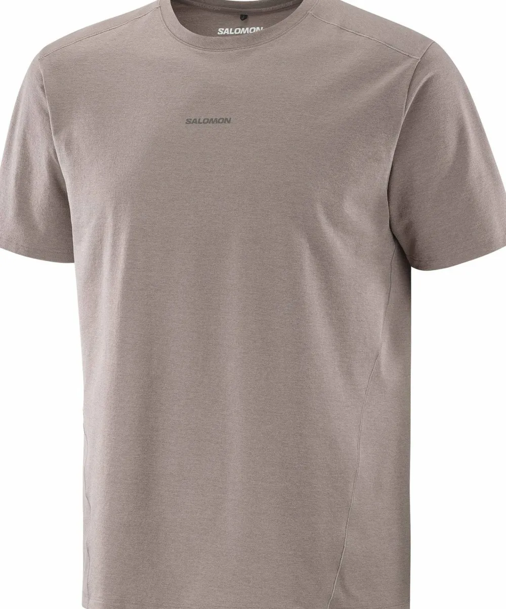Salomon Men's Trackline Short Sleeve Tee Iron Iron/ Best