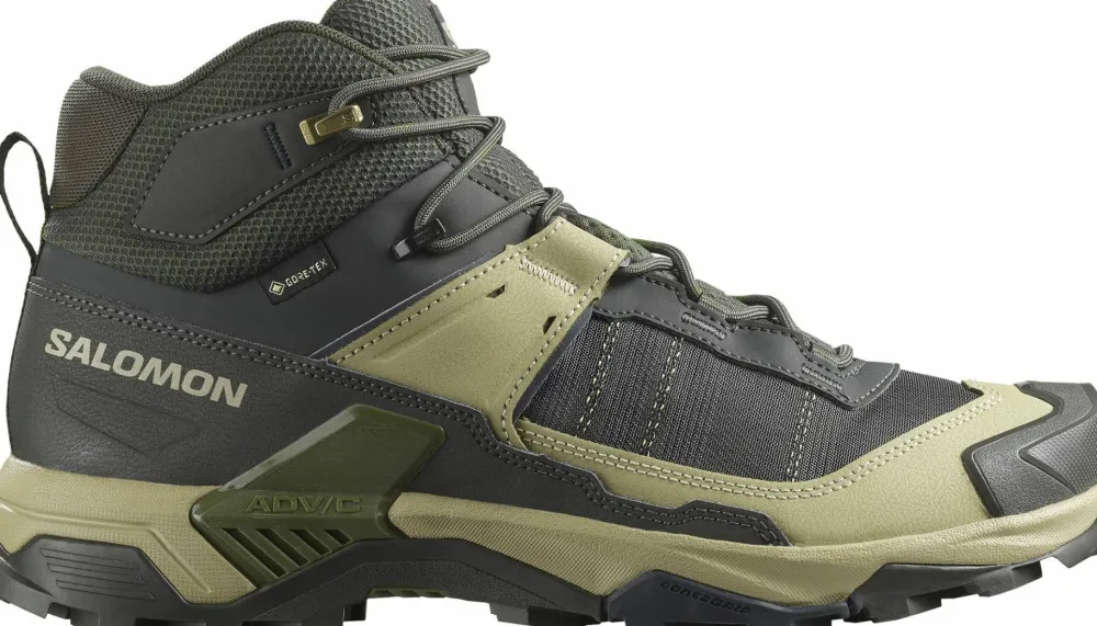 Salomon Men's X Ultra 5 Mid GORE-TEX Peat/Gray Green/Blue Nights Online