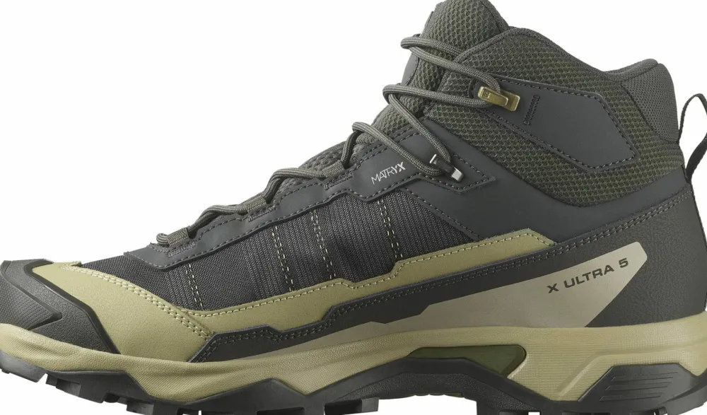 Salomon Men's X Ultra 5 Mid GORE-TEX Peat/Gray Green/Blue Nights Online