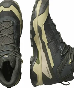 Salomon Men's X Ultra 5 Mid GORE-TEX Peat/Gray Green/Blue Nights Online