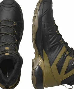 Salomon Men's X Ultra Snowpilot Waterproof Black/Military Olive/Gothic Olive