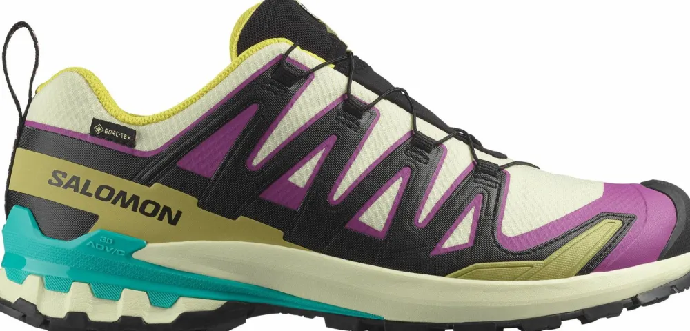 Salomon Men's XA 3D Pro V9 GORE-TEX Transparent Yellow/Black/Waterfall Transparent Yellow / Black / Waterfall New