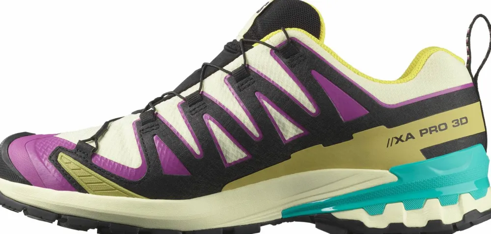 Salomon Men's XA 3D Pro V9 GORE-TEX Transparent Yellow/Black/Waterfall Transparent Yellow / Black / Waterfall New