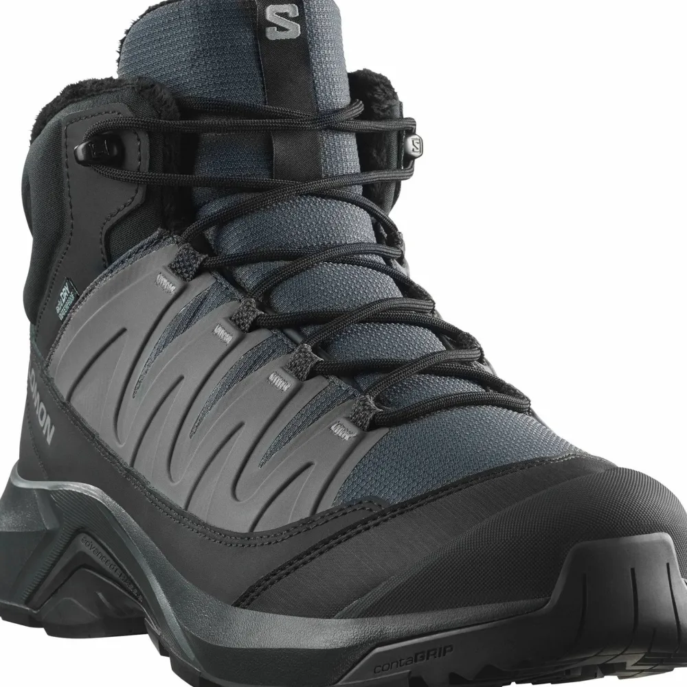 Salomon Men's X-Adventure Coldrush Waterproof Asphalt/Black/Alloy Asphalt / Black / Alloy Best