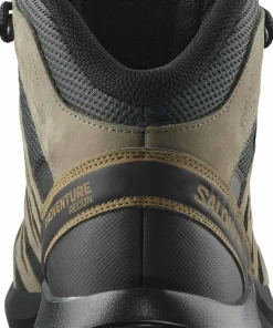 Salomon Men's X-Adventure Recon Mid GORE-TEX Asphalt/Falcon/Coyote Brown Outlet