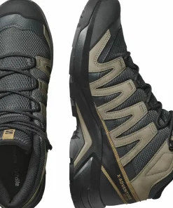 Salomon Men's X-Adventure Recon Mid GORE-TEX Asphalt/Falcon/Coyote Brown Outlet
