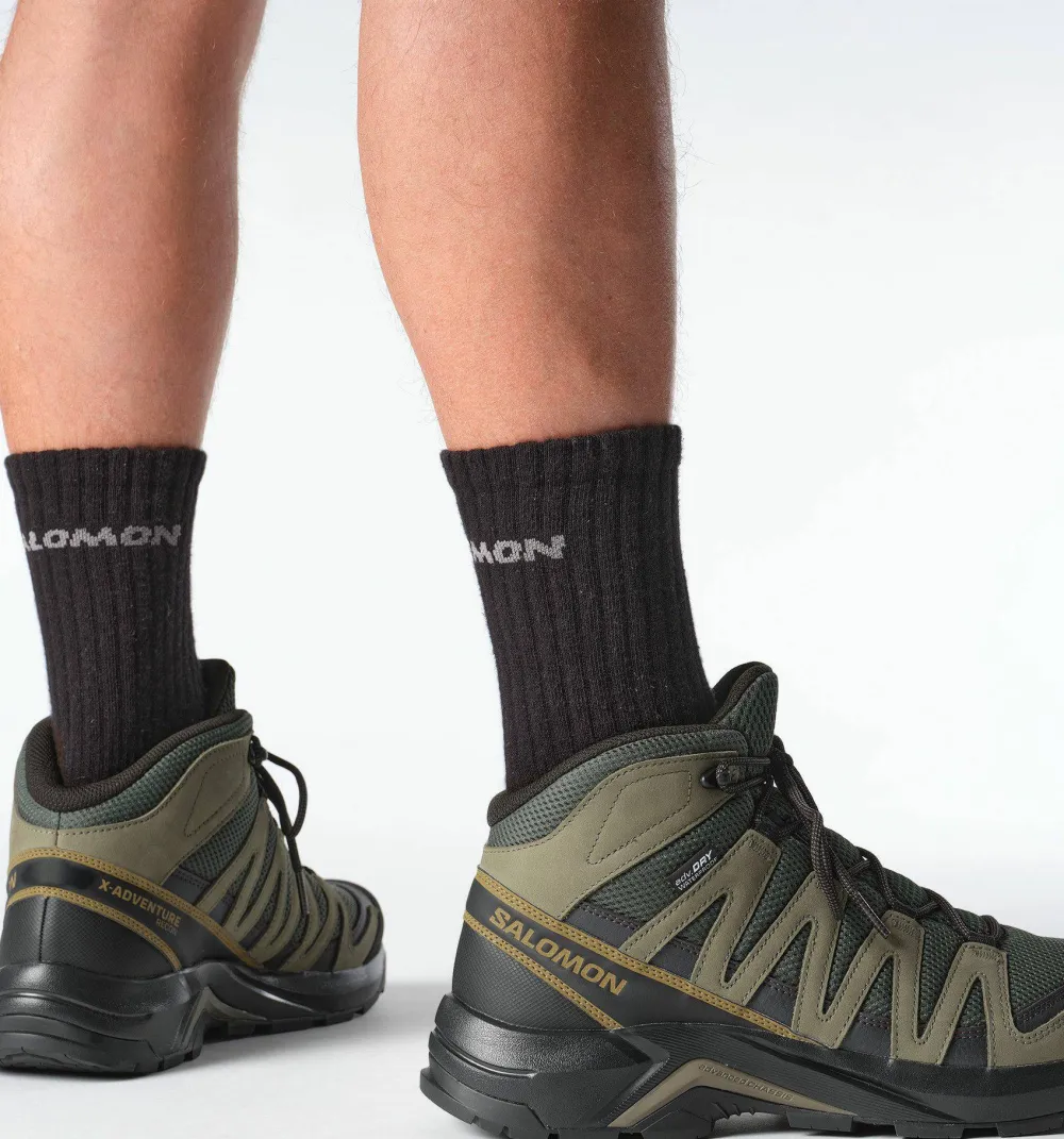 Salomon Men's X-Adventure Recon Mid GORE-TEX Asphalt/Falcon/Coyote Brown Outlet