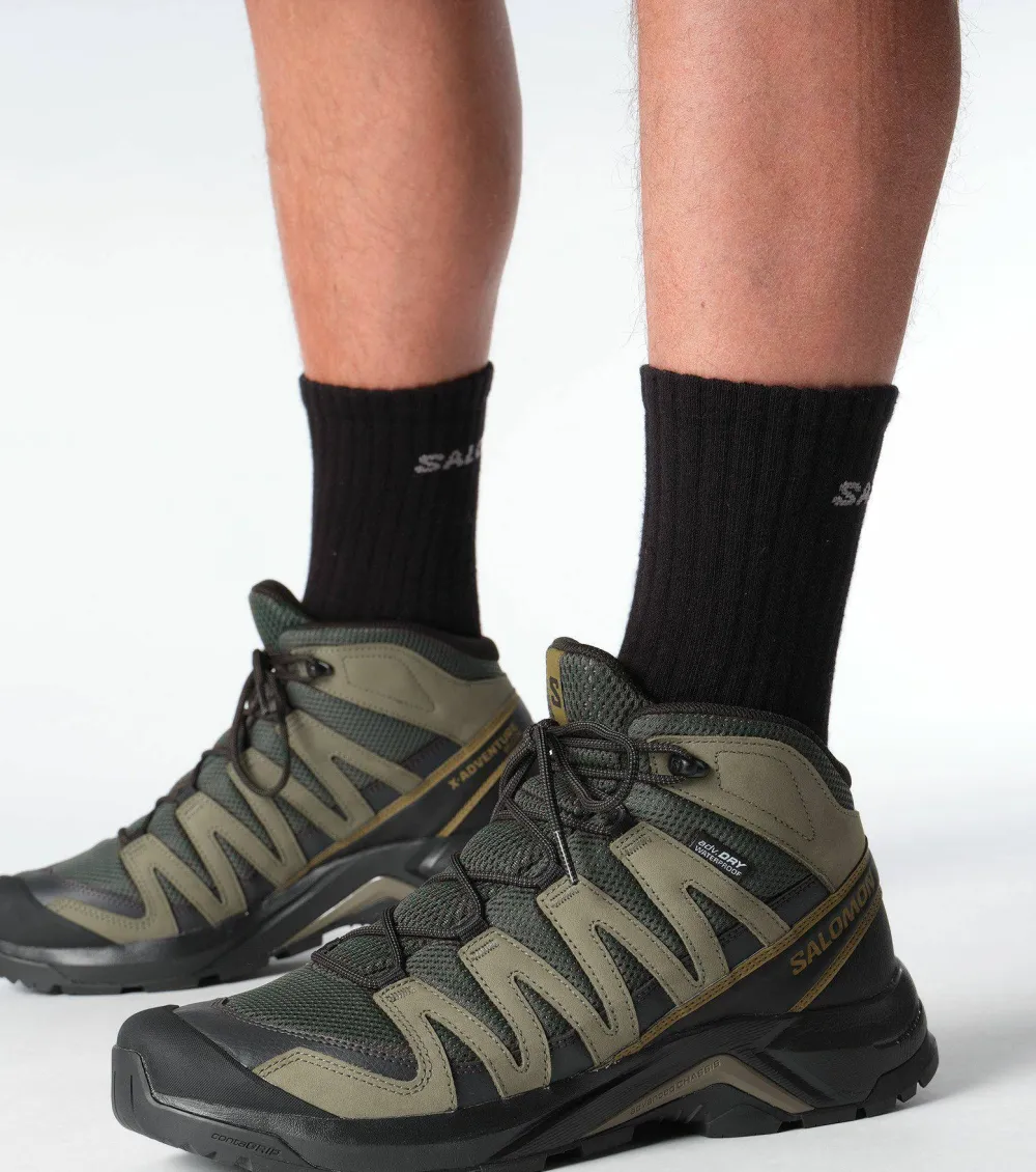 Salomon Men's X-Adventure Recon Mid GORE-TEX Asphalt/Falcon/Coyote Brown Outlet