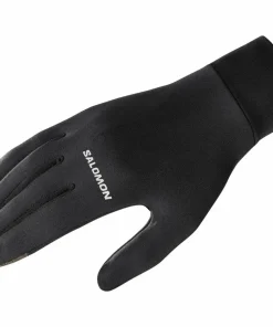 Salomon Unisex Cross Warm Gloves Deep Black DEEP BLACK/ Outlet