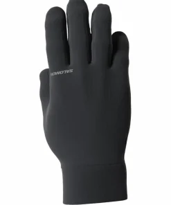 Clearance Unisex Cross Warm Gloves Deep Black Handskar & Vantar Dam