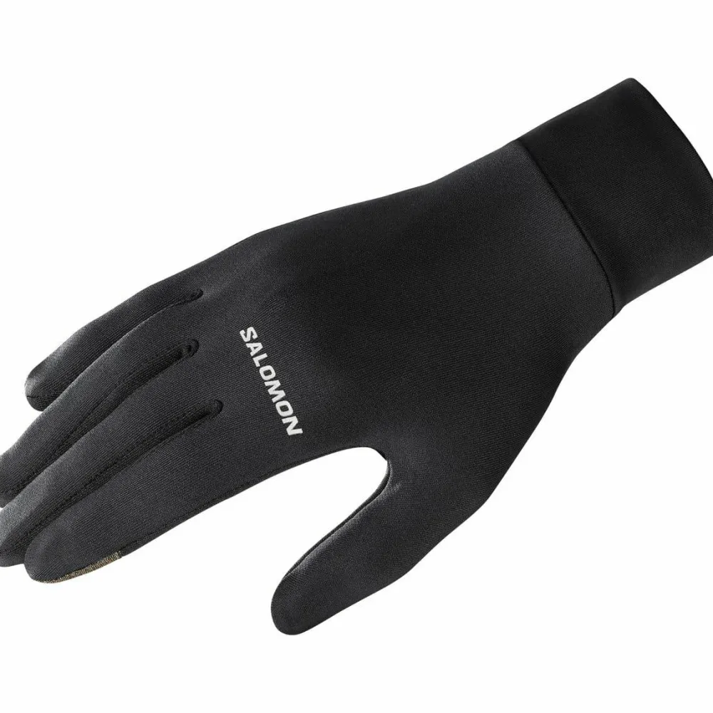 Clearance Unisex Cross Warm Gloves Deep Black Handskar & Vantar Dam