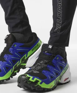 Salomon Unisex Spikecross 6 GORE-TEX Black/Surf The Web/Green Gecko Discount