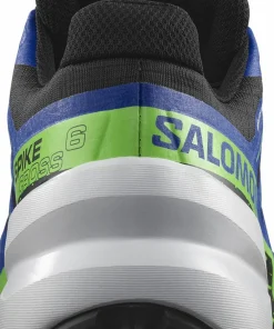 Salomon Unisex Spikecross 6 GORE-TEX Black/Surf The Web/Green Gecko Discount
