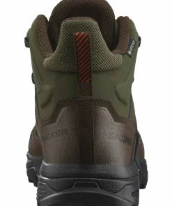 Discount Unisex X Ultra Tracker GORE-TEX Ranger Green/Earth Brown/Black Vandringsskor & Vandringskängor Dam