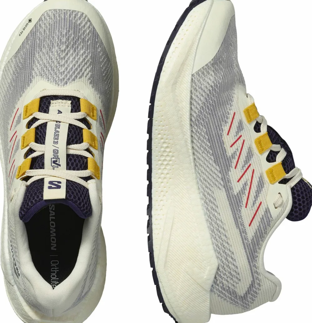 Clearance Women's Aero Blaze 3 Gravel GORE-TEX Vanilla Ice/Astral Aura/Lemon Löparskor Dam|Gore-Tex Damskor