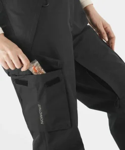 Salomon Women's Bashley Bib Pant Deep Black