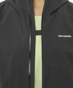 Salomon Women's Bonatti Waterproof Jackets Deep Black