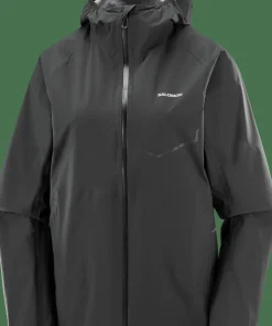 Salomon Women's Bonatti Waterproof Jackets Deep Black