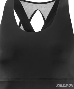 Salomon Women's Cross Run Sports Bra Deep Black