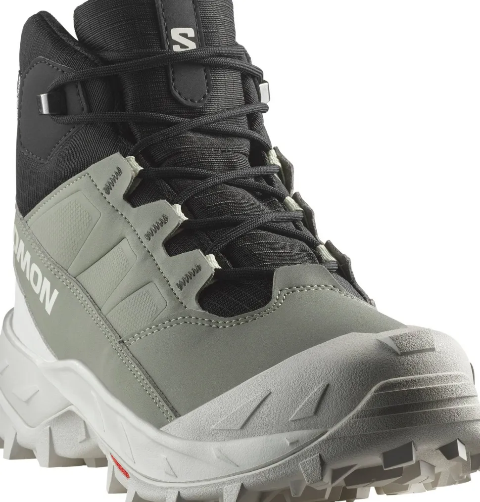 Salomon Women's Crosstrak Waterproof Agave Green/Black/Canary Green