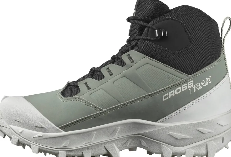 Salomon Women's Crosstrak Waterproof Agave Green/Black/Canary Green