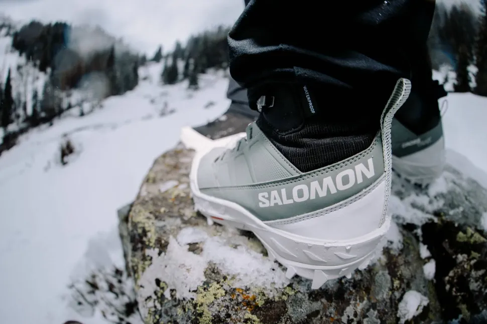 Salomon Women's Crosstrak Waterproof Agave Green/Black/Canary Green