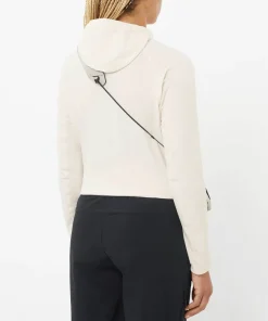 Salomon Women's Essential Lightwarm Hoodie Whisper White