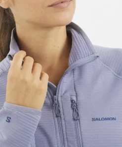 Salomon Women's Essential Lightwarm Blue Granite