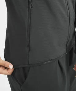 Salomon Women's Essential Lightwarm Hoodie Deep Black Deep Black/ Discount