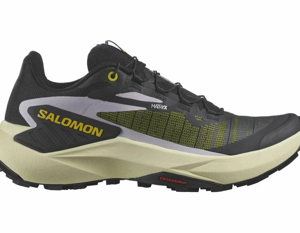 Salomon Women's Genesis Black / Sulphur Spring / Orchid Petal Clearance