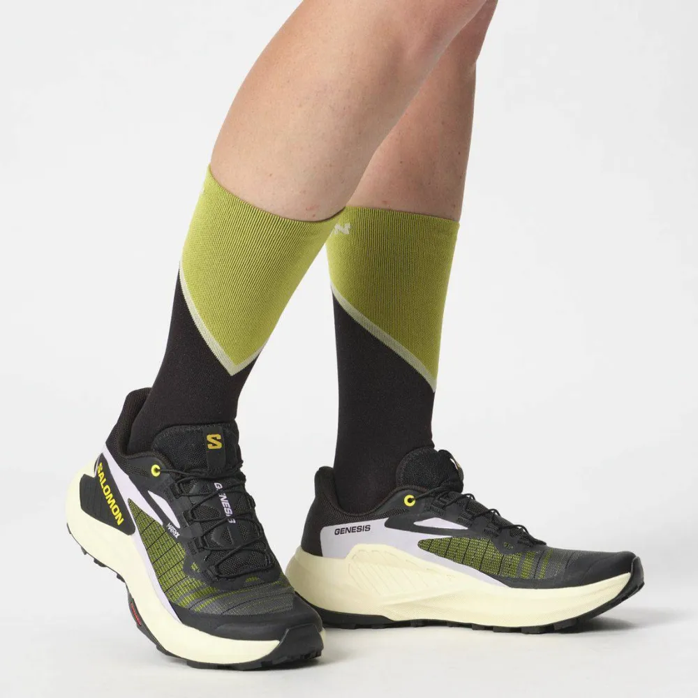 Salomon Women's Genesis Black / Sulphur Spring / Orchid Petal Clearance
