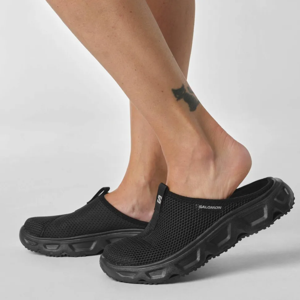 Salomon Women's Reelax Slide 6.0 Black/Black/Alloy