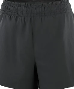 Salomon Women's SHAKEout EASY Shorts 4” Deep Black Deep Black/
